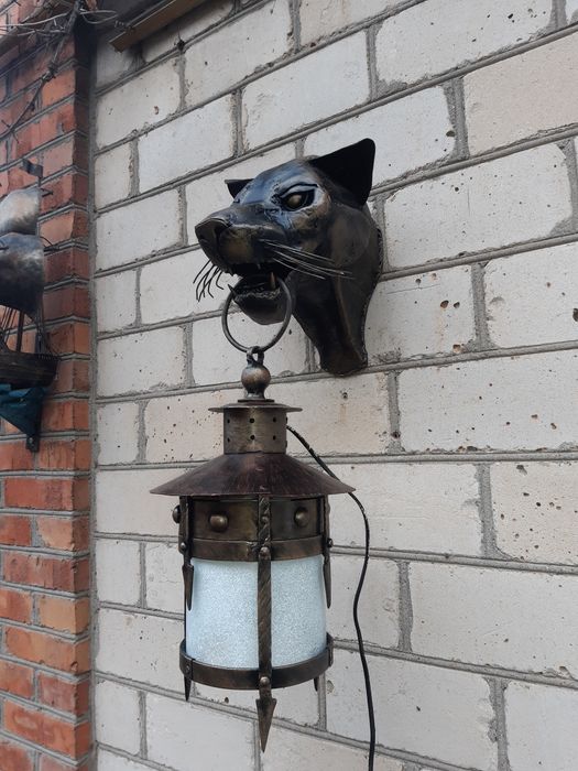 Ліхтар вуличний металевий ручної роботи