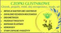 Czopki glistnik propolis 20 x 2ml