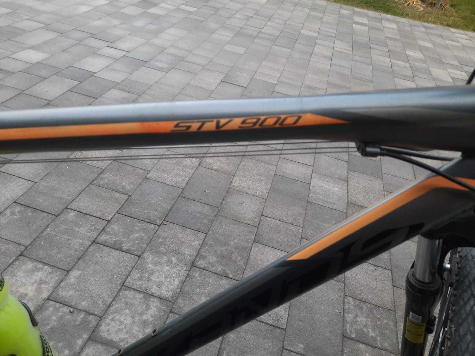 Rower męski Kands STV900 rama 21 cali koło 28  szaro-pomarańczowy