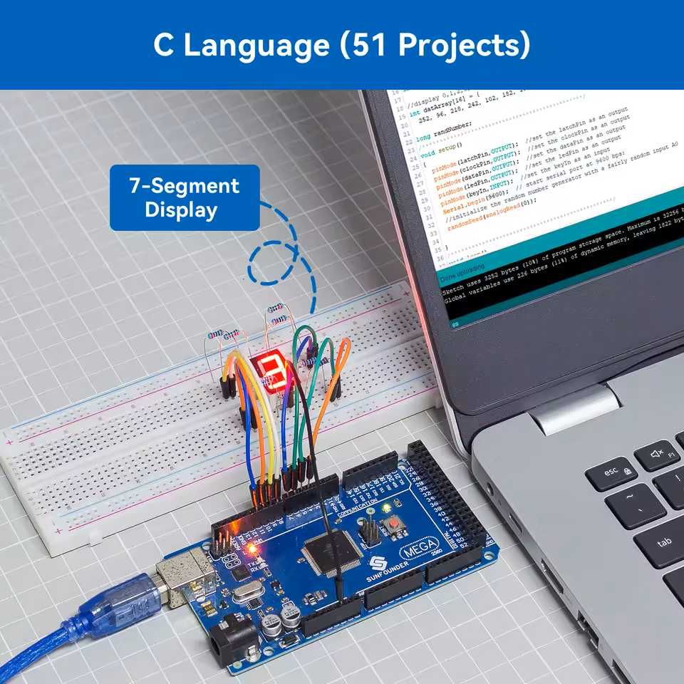 Самый полный стартовый набор электроники Arduino Mega 2560 Nano