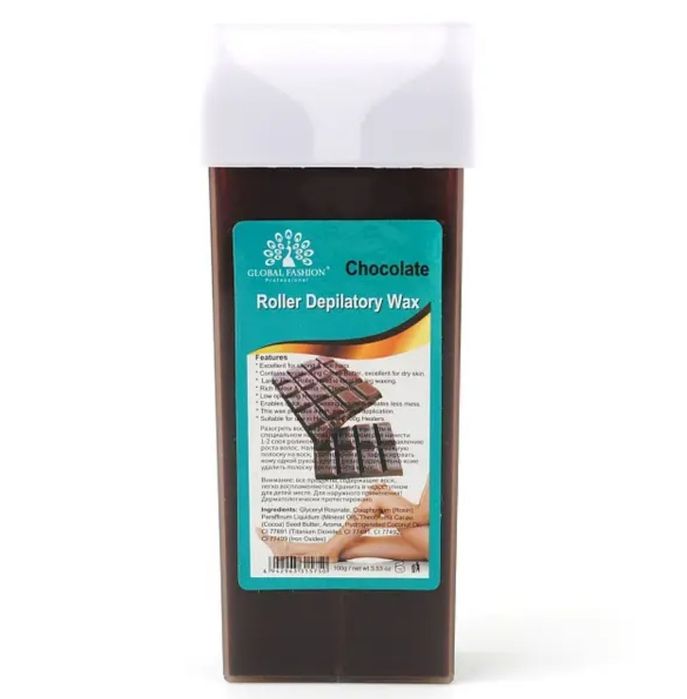 5 шт Віск для депіляції Global Fashion у картриджах (шоколад), 100 г