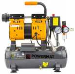 Kompresor bezolejowy 6l sprężarka 8 bar 150l/min 230v cichy 59db