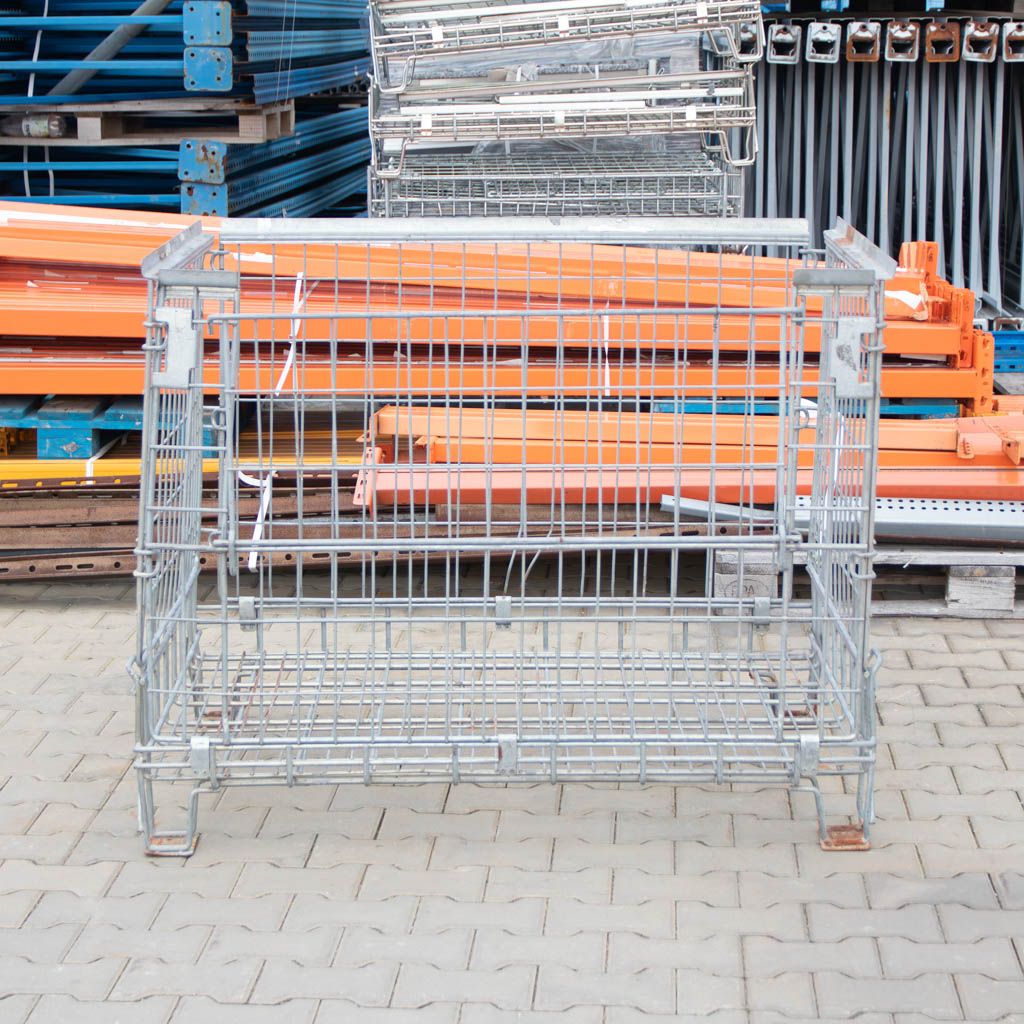 Pojemniki pojemnik siatkowy gitterbox KOSZ METALOWY składany