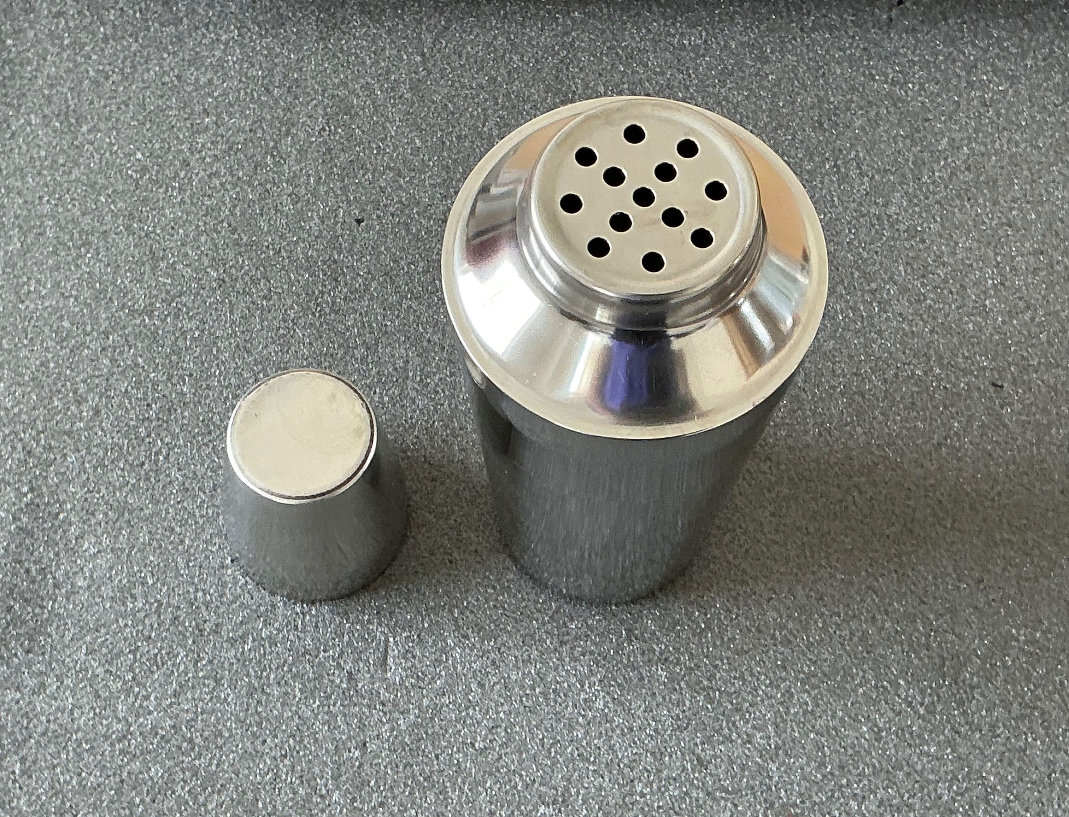 SHAKER COBBLER com COADOR integrado – aço inoxidável