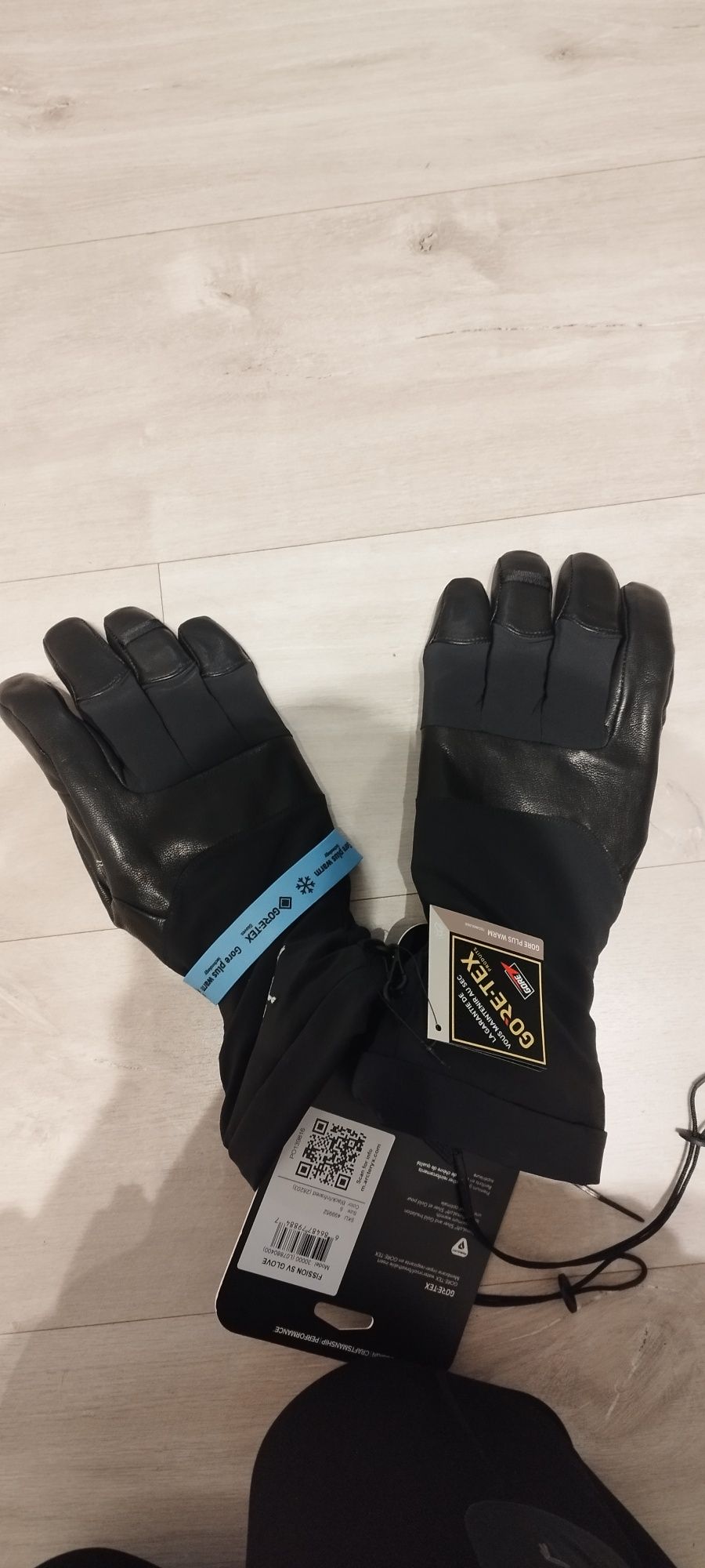 Rękawiczki narciarskie Arcteryx GORE-TEX czarne rozmiar S