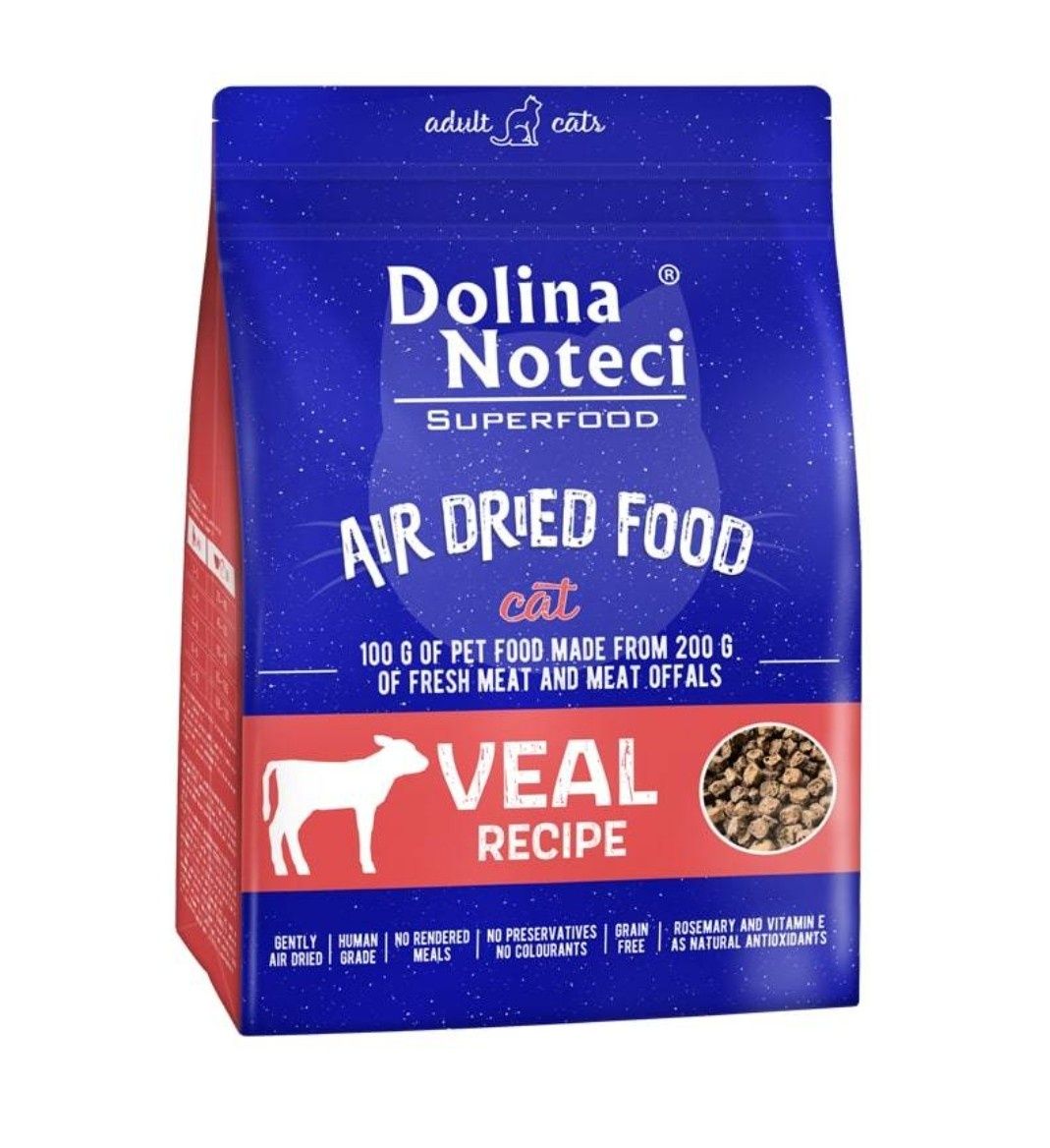 Dolina Noteci Superfood danie z cielęciny karma suszona dla kota 1 kg