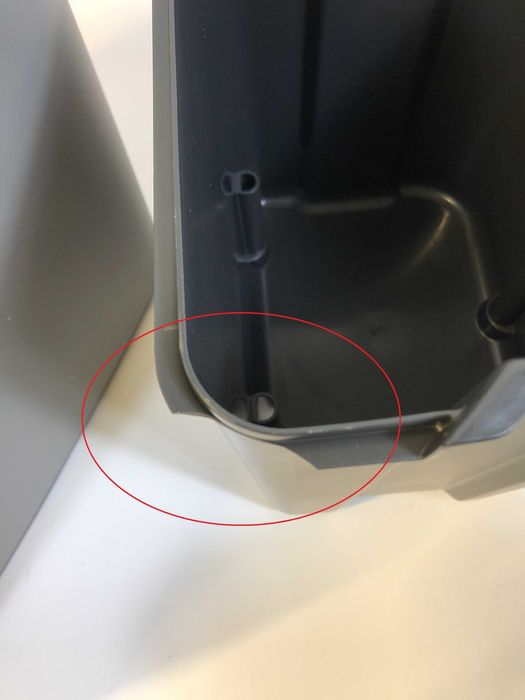 Kosz na śmieci Brabantia Bo Touch Bin 34L szary do segregacji odpadów