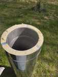 Komin stalowy izolowany 180/240 izolacja 30 mm