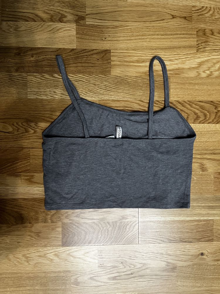 Szary krótki top H&M roz. M