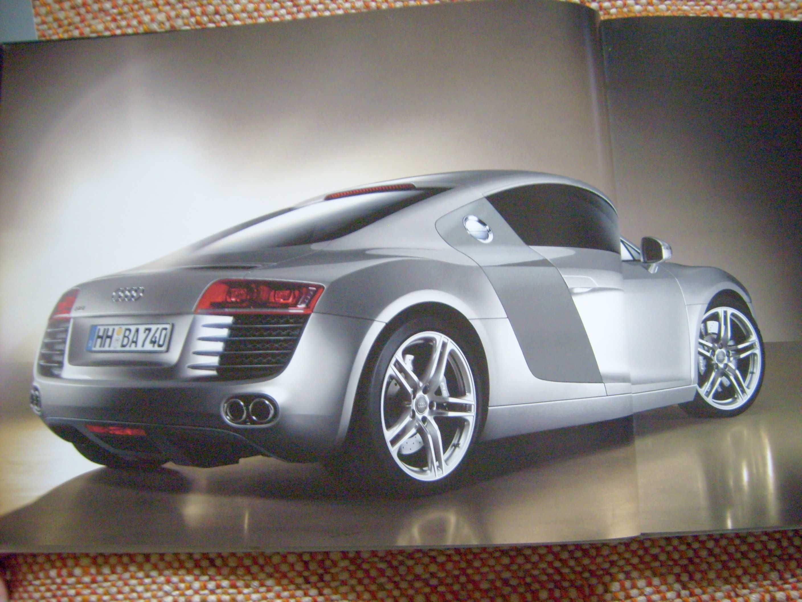 AUDI R8 4.2 FSI Quattro 2007 * prospekt 90 str. duży format HARDCOVER