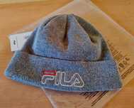 Czapka zimowa FILA beanie, szara, rozmiar uniwersalny- one size