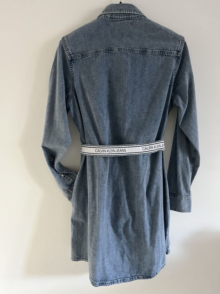 Calvin Klain sukienka jeansowa - roz XS/ S