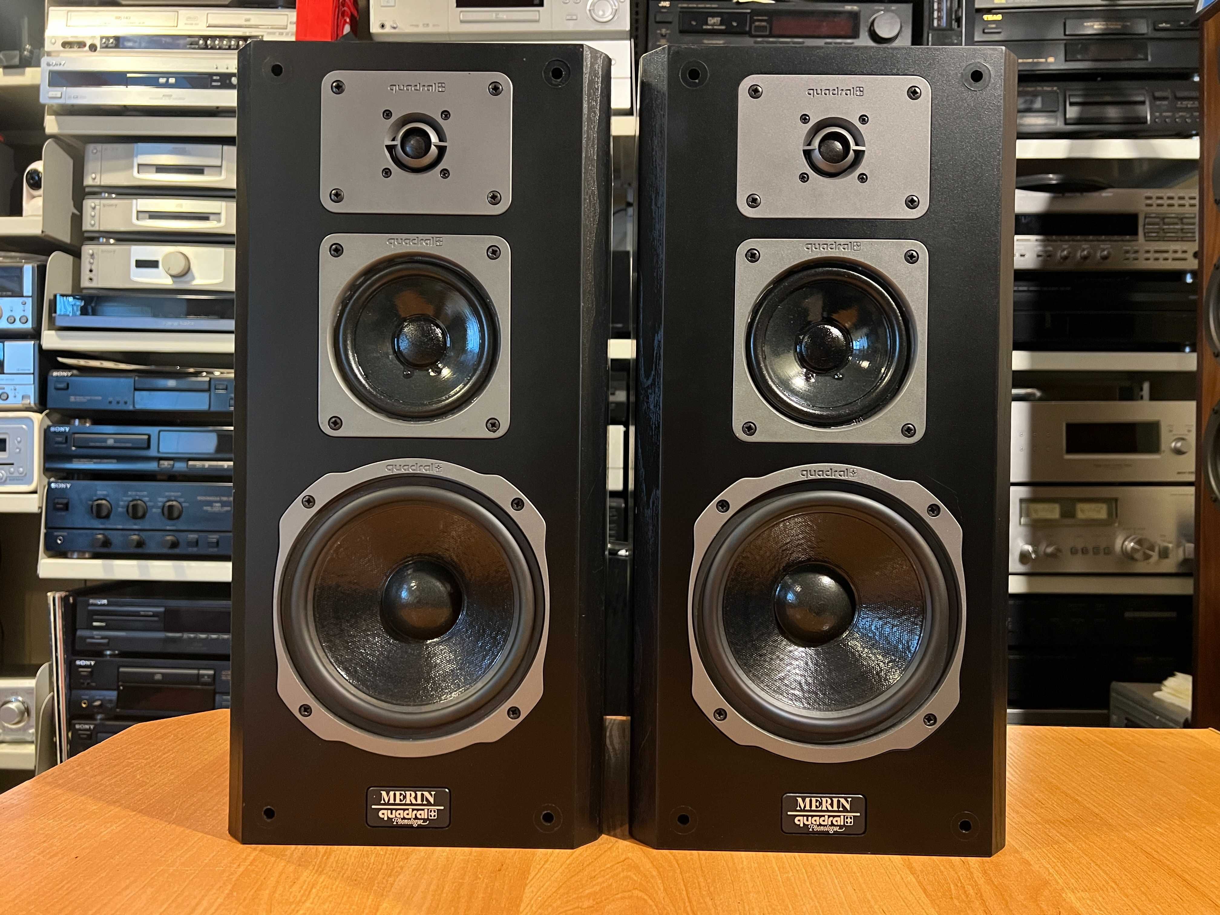 Kolumny podstawkowe Quadral Merin monitory, Audio Room