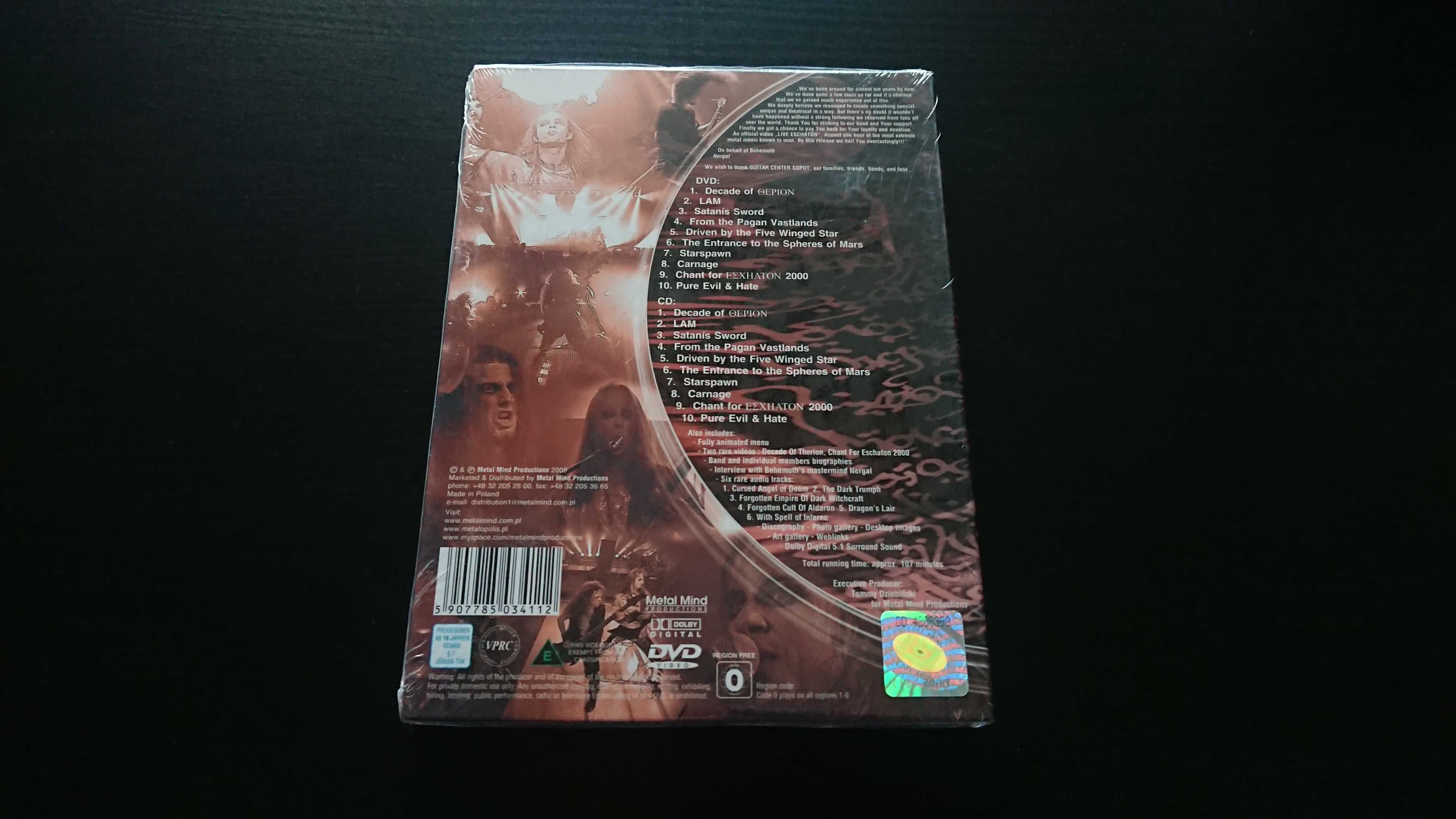 Behemoth Live ΕΣΧΗΑΤΟΝ The Art Of Rebellion CD+DVD *NOWA* Limit 2000
