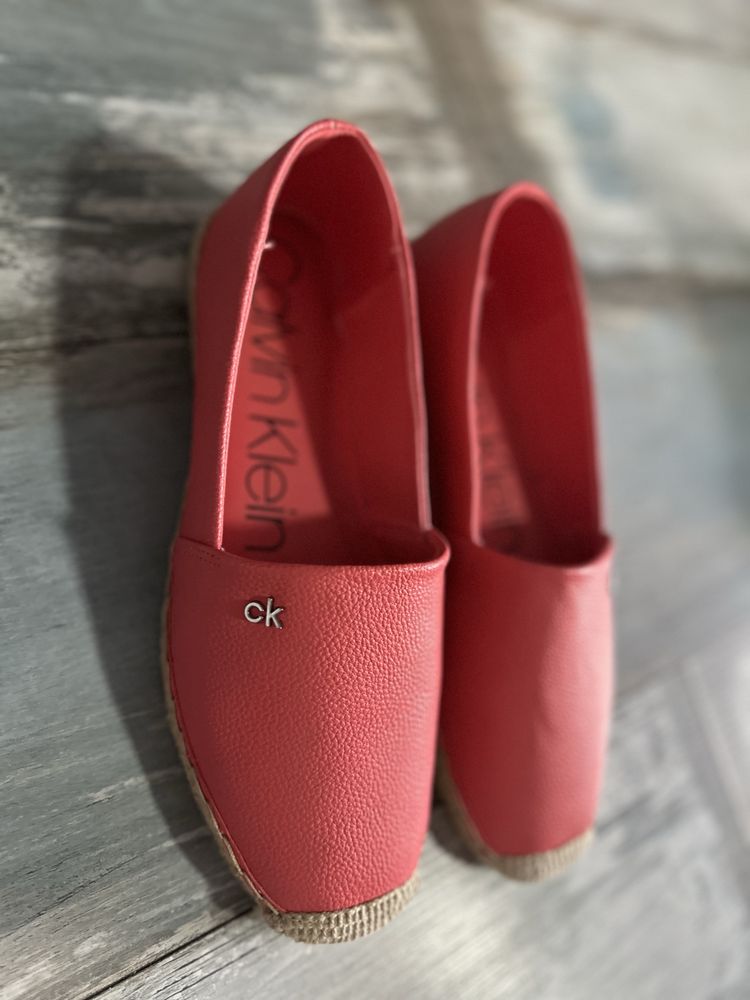 Шкіряні балетки Calvin Klein