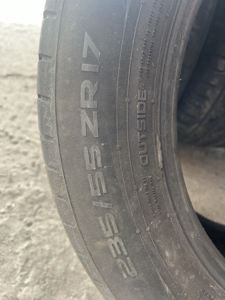 Opony letnie 4szt.235-55 R17 Nokian, 2020 rok 100zl