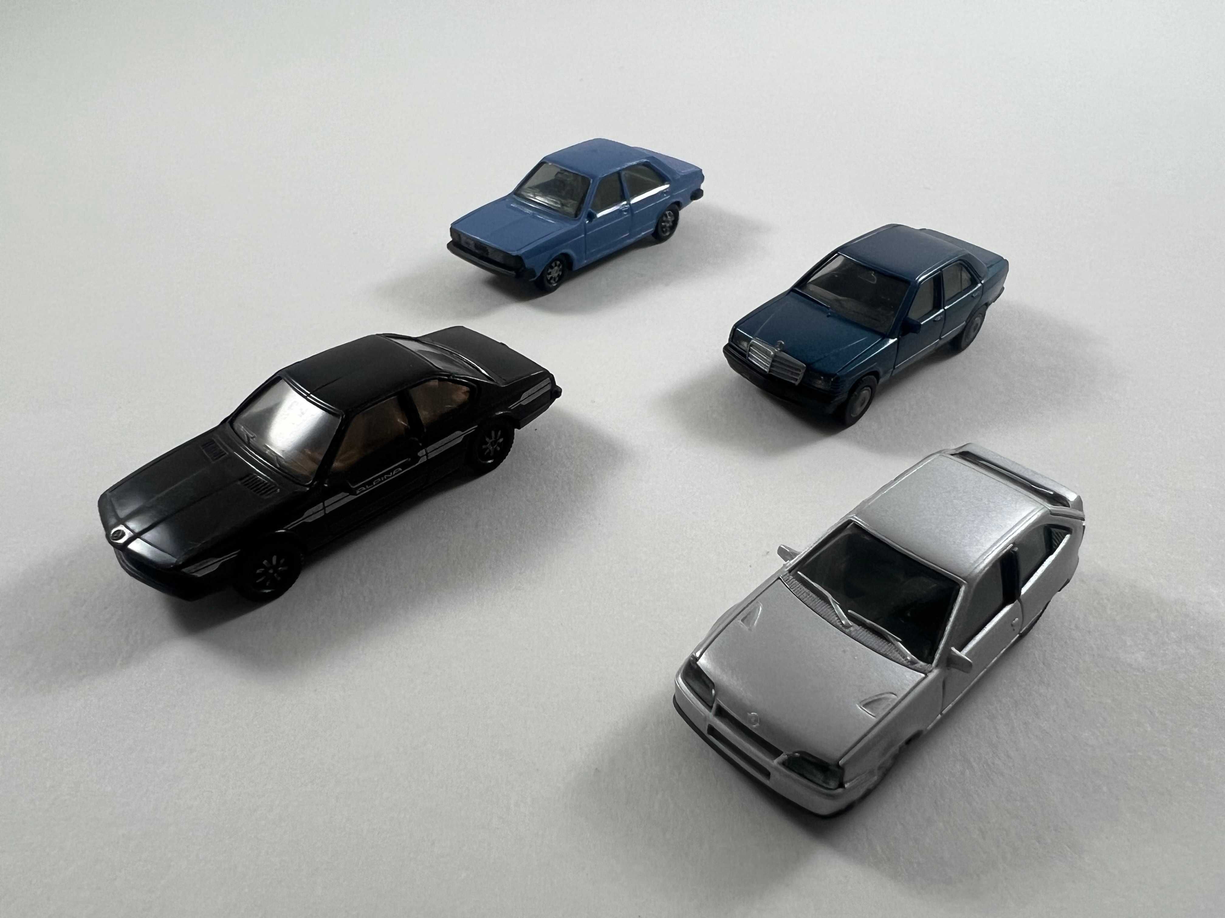 HERPA Pack de 4 Carros, BMW, OPEL, AUDI, MERCEDES-BENZ, Ref. AB0014