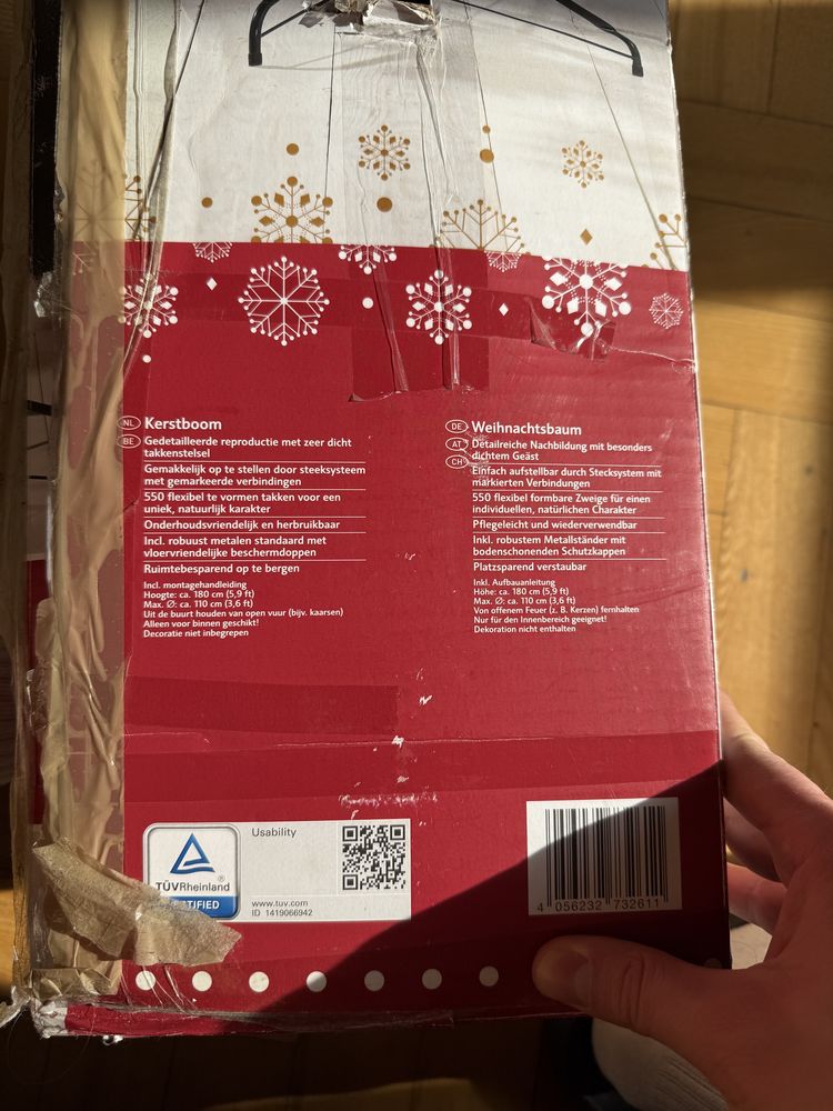 sztuczna choinka jak nowa