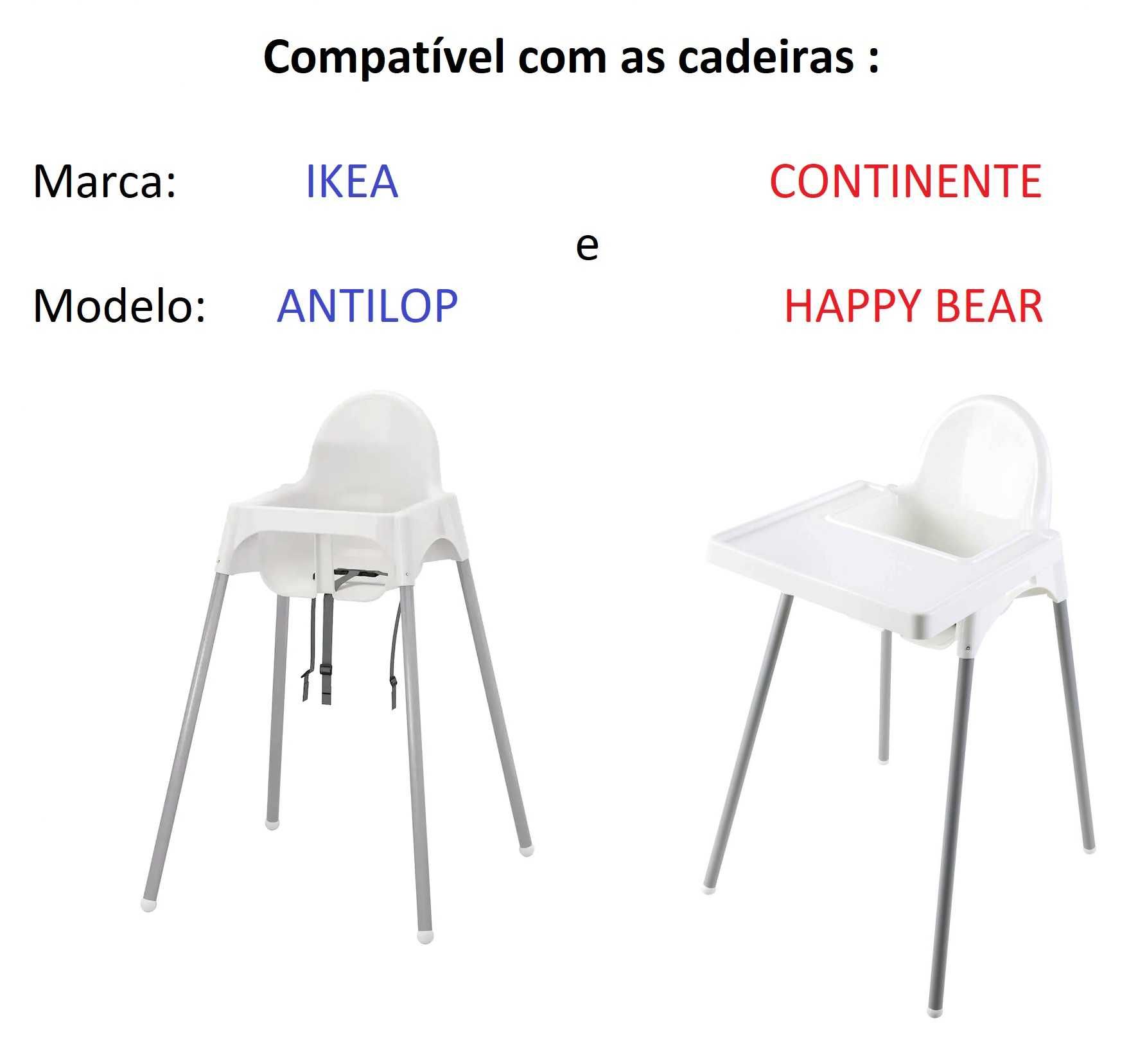 Suporte de pés para cadeira de refeição bebé, IKEA e Continente