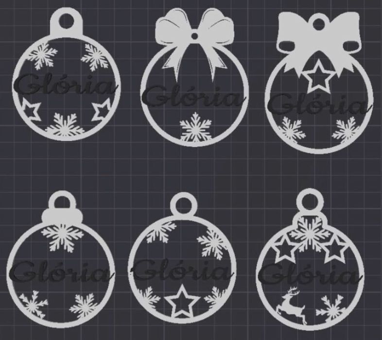 Enfeites Natal Personalizáveis