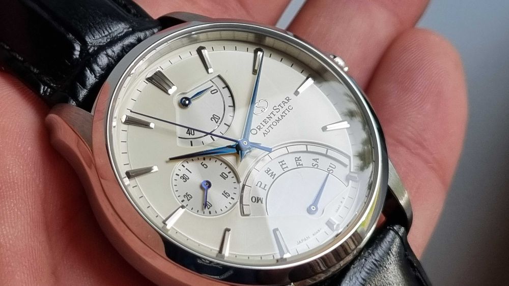 Orient Star Retrograde - Stan Perfekcyjny - Wysoki model- Pełen zestaw