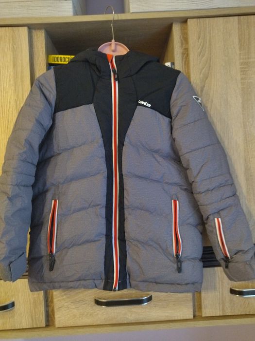 kurtka zimowa narciarska chłopięca wiedzę 140