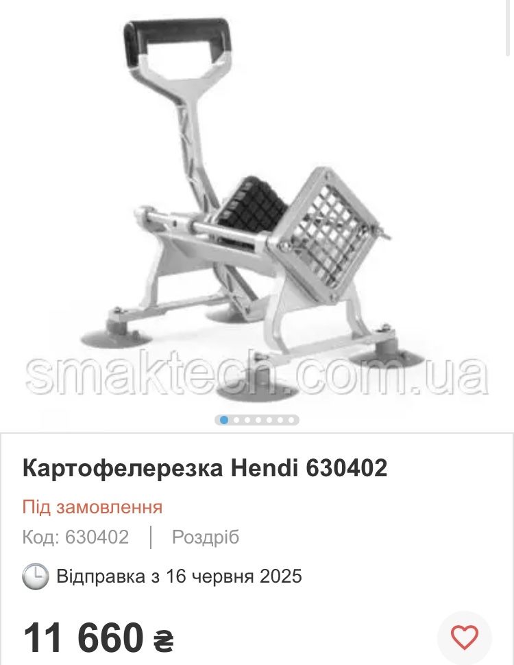 Картофелерезка Hendi