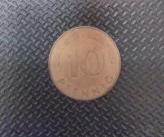 Деньги Германии ГДР монеты 10 50 пфеннигов 1991 1958