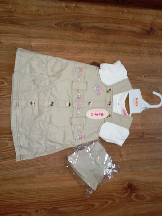 NOWY zestaw dla dziewczynki roz.3-6 miesięcy