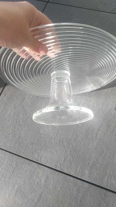 Szklana patera do ciast, owoców etc