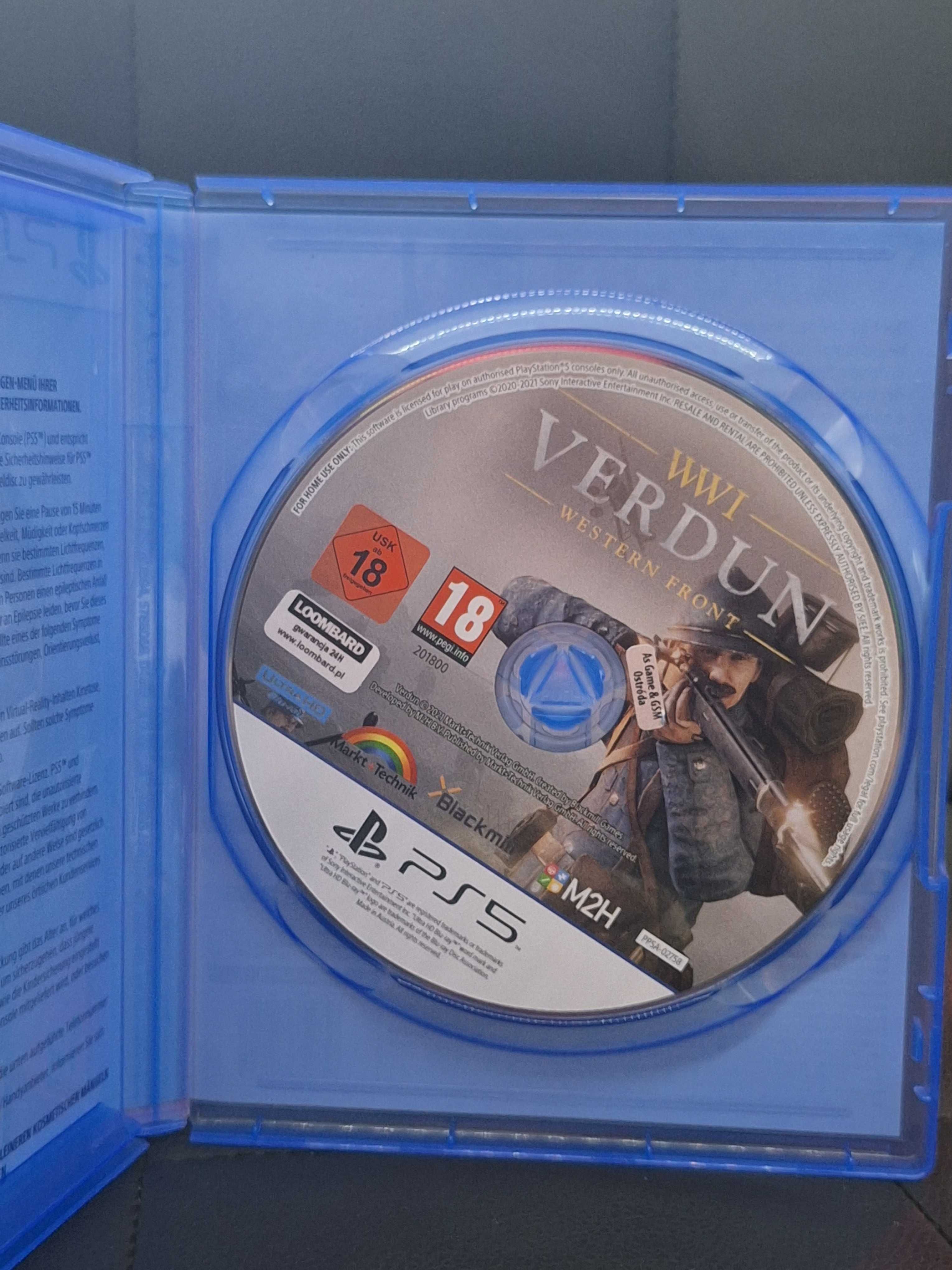 WWI Verdun Western Front PS5, BDB, Sklep Centrum Grania