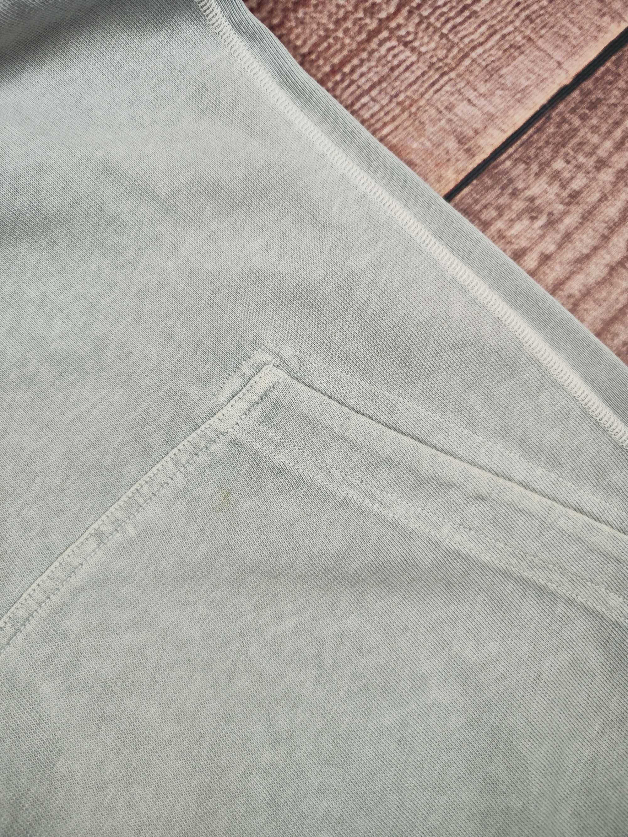 Bluza Stone Island z kapturem hoodie szara męska r. L