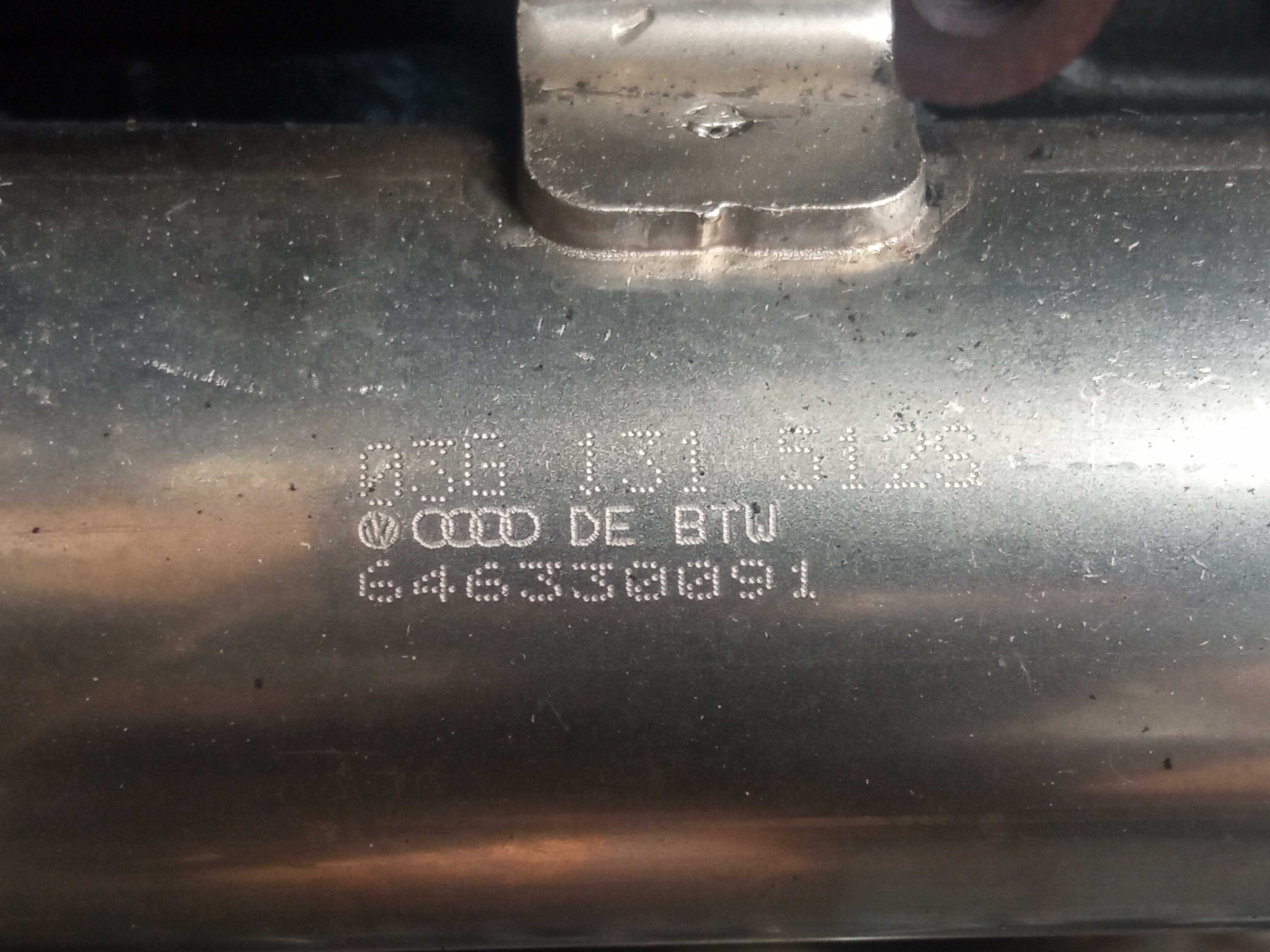 Chłodnica spalin Audi A3 8P 2.0 TDI 07r 140ps 03G131512S Siedlce