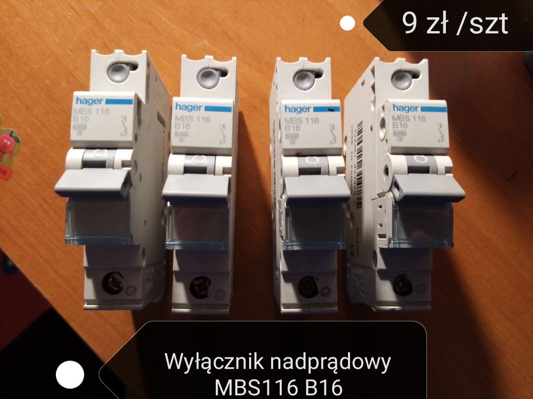 Esy, bezpieczniki różnicowoprądowe, wyłączniki nadprądowe