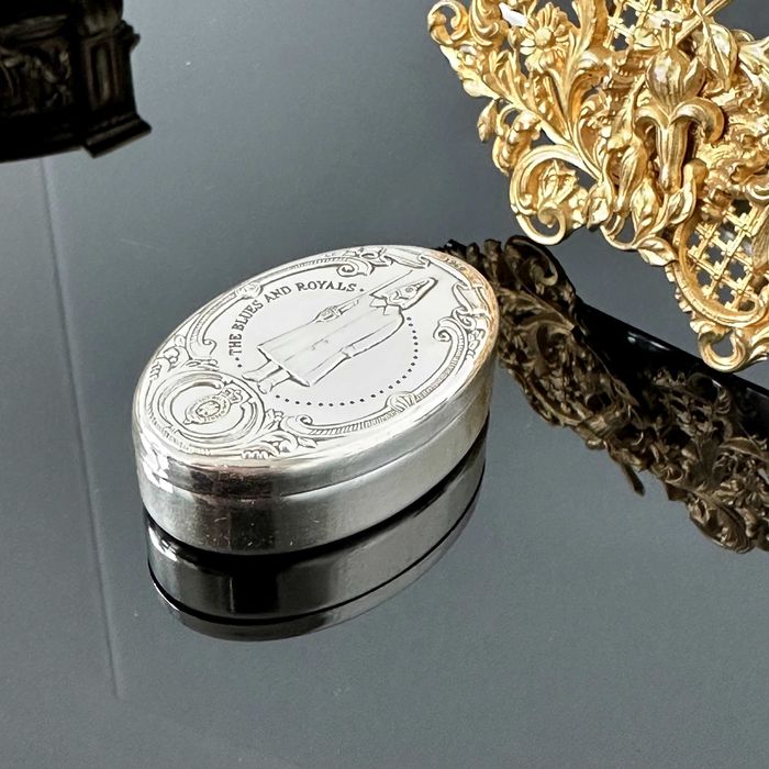 Srebrna szkatułka lustrzanka okolicznościowa - srebro próby 925