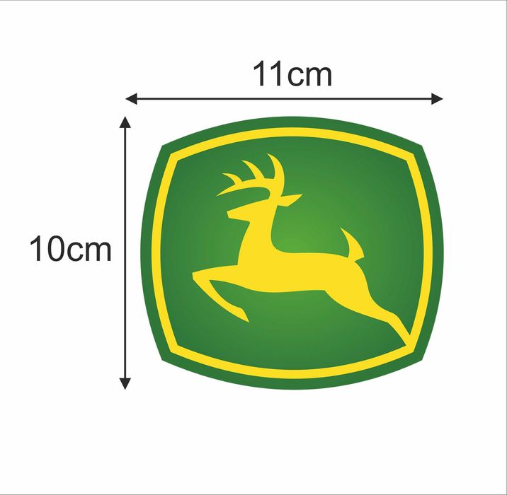 naklejka na traktor ciągnik kombajn JOHN DEERE, naklejka JOHN DEERE