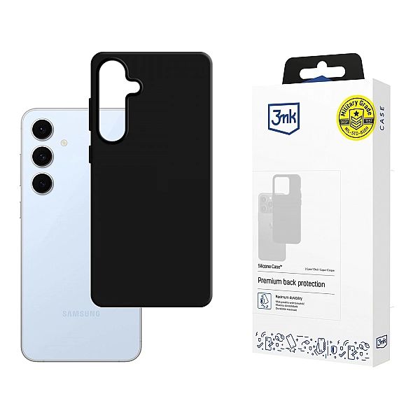 Etui 3mk Silicone Case na Samsung Galaxy S24 FE - czarne