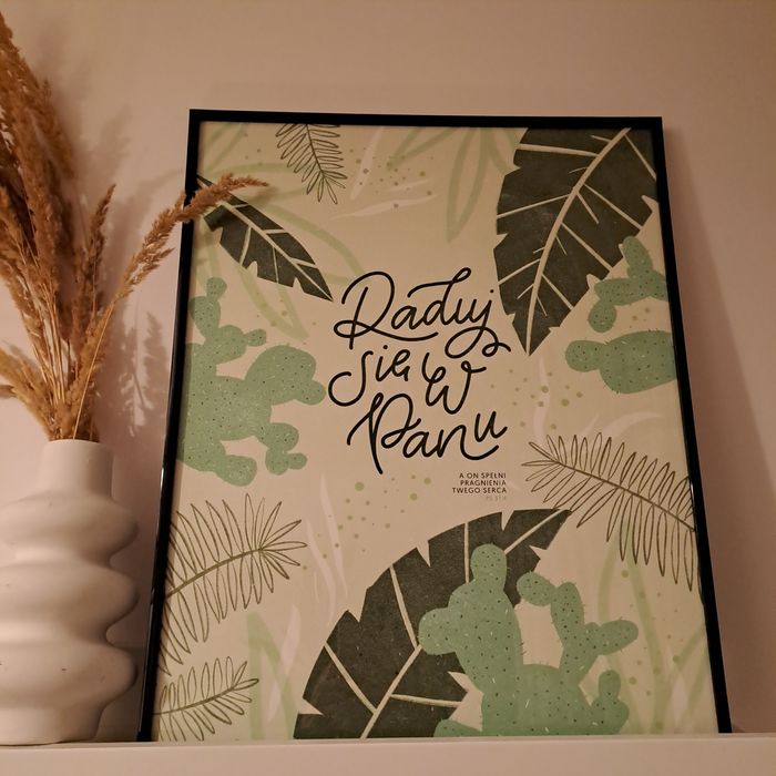 Plakat Studio Błogo rośliny Psalm 37