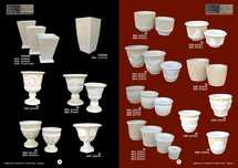 Moldes de vasos e artigos de jardim em fibra