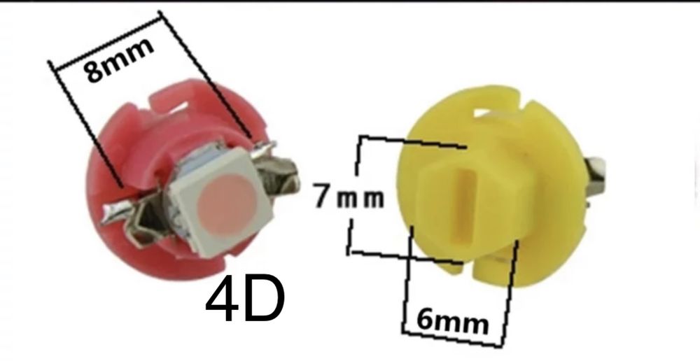 Led’s quadrante T3 e T5 Novo