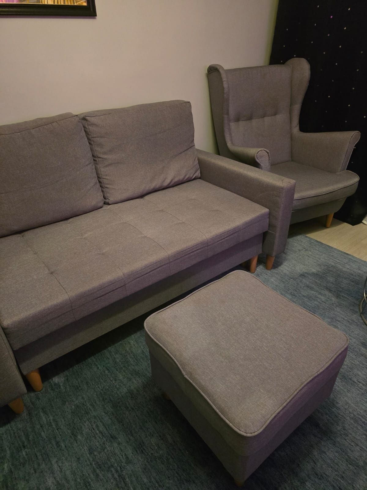 Sprzedam sofę dwuosobową plus fotel