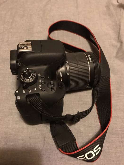 canon 750d Vendo objetiva EF-S 18-55 IS STM ou troco