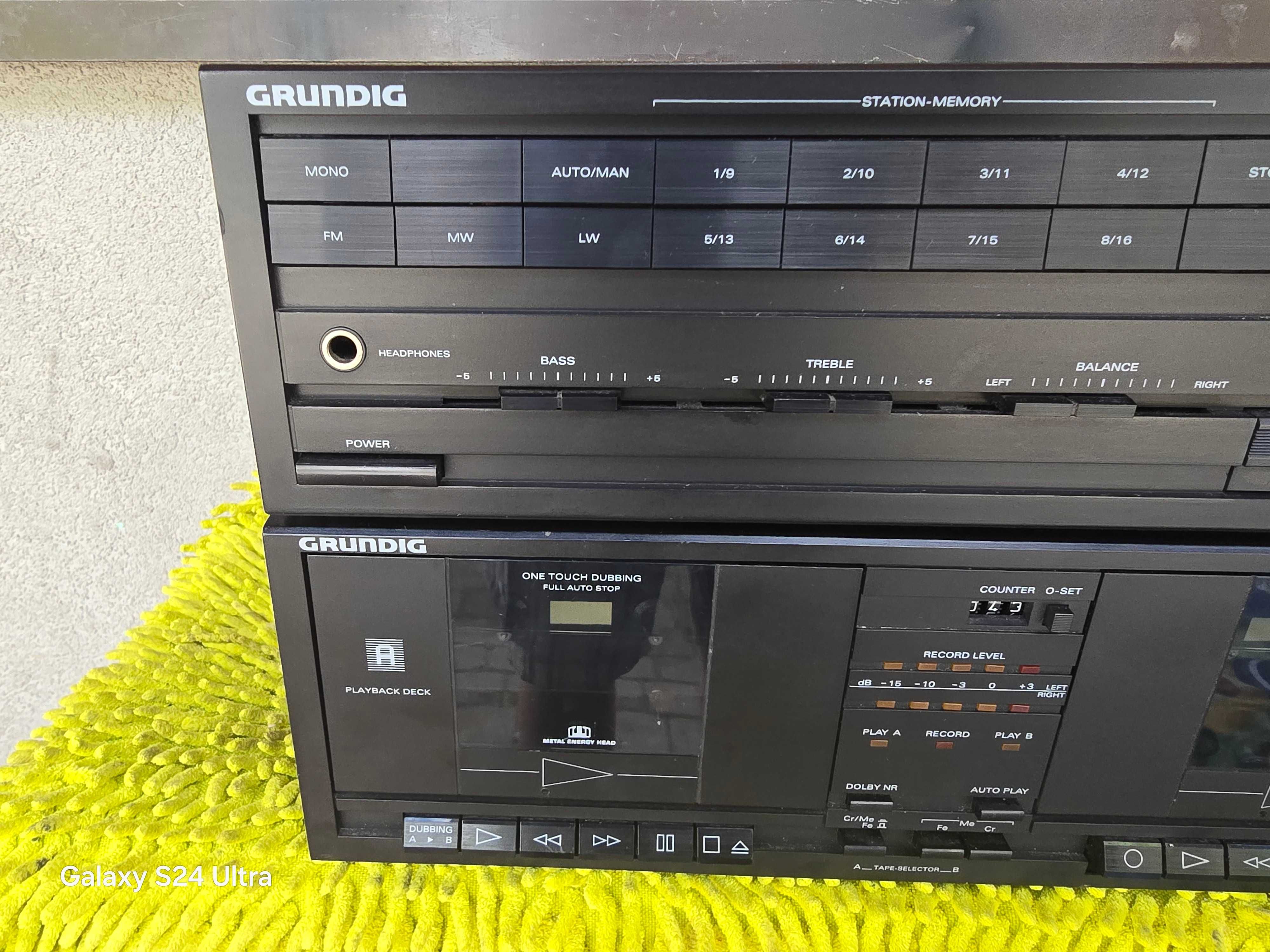amplituner +magnetofon grundig stereo