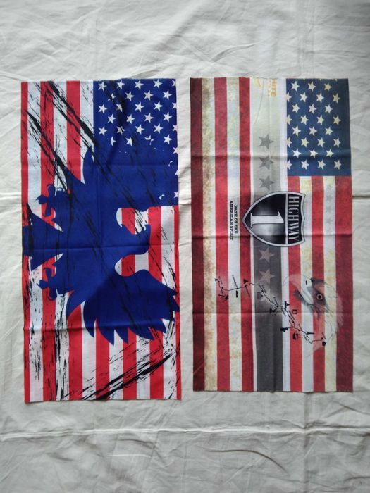 Komin sportowy - chusta /buff do biegania - rower , USA