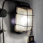 Lampa kanałowa hermetyczna RETRO  ze szklanym kloszem