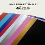 Vinil Estampagem "Iron On" - Compatível c/ Cricut Silhouette Cameo Etc