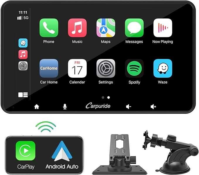 Carpuride W708 Apple CarPlay e Android Auto