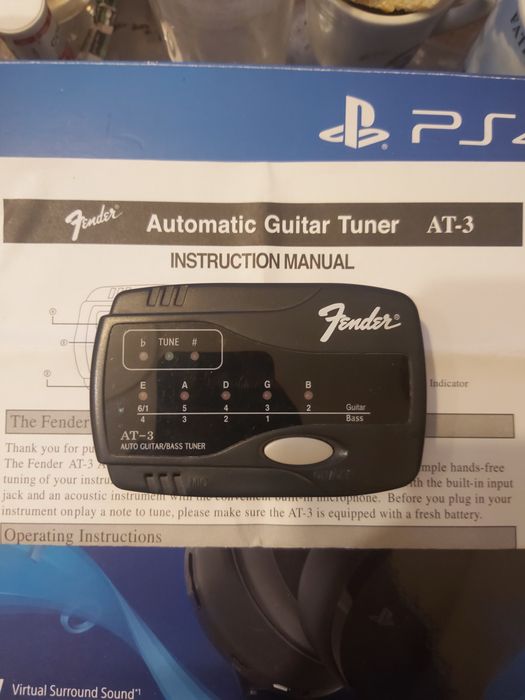 Afinadores  Fender AT - 3 -  Automatic Guitar Tuner