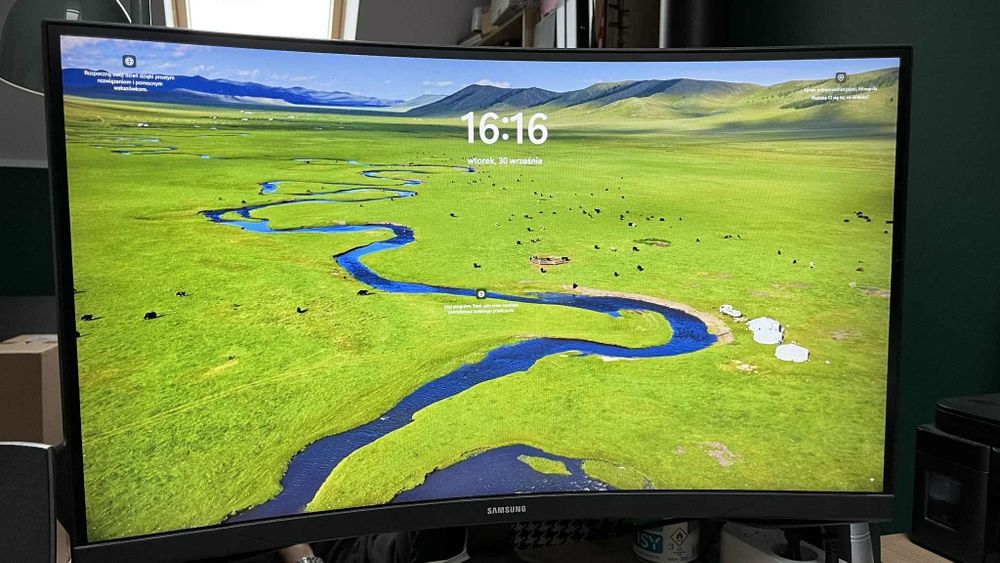 Monitor samsung zakrzywiony 27 cali