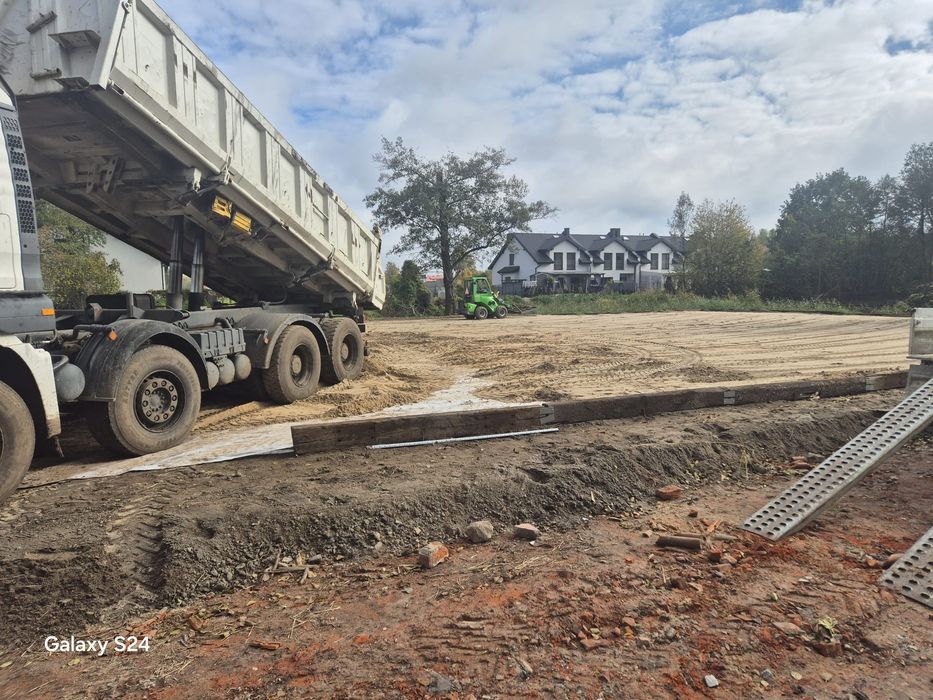 Kruszywo, piach pod fundamenty